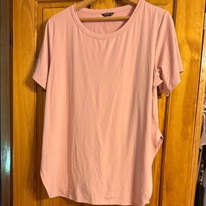 SHEIN Soft Pink Short Sleeve Tee
